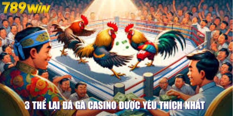 3 thể loại đá gà casino được yêu thích nhất 